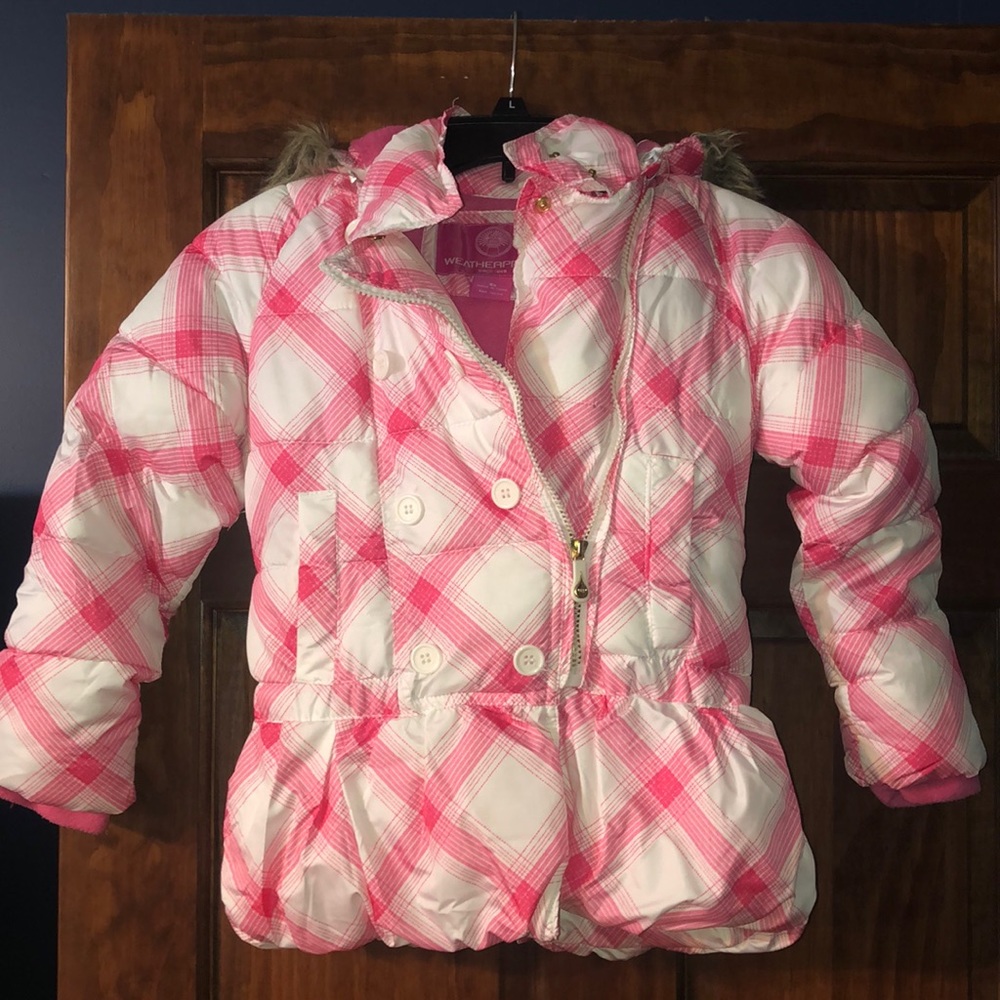 Weatherproof puffer cost size 6x. Perfect cond.